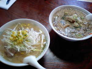 注文した麺